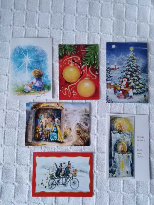 Conjunto de Cartões/Postais de Boas Festas