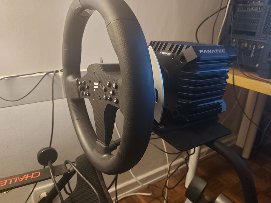 Fanatec CSL DD 8nm QR2+ Pedais com  loadcell+ Volante CSL P1 V2