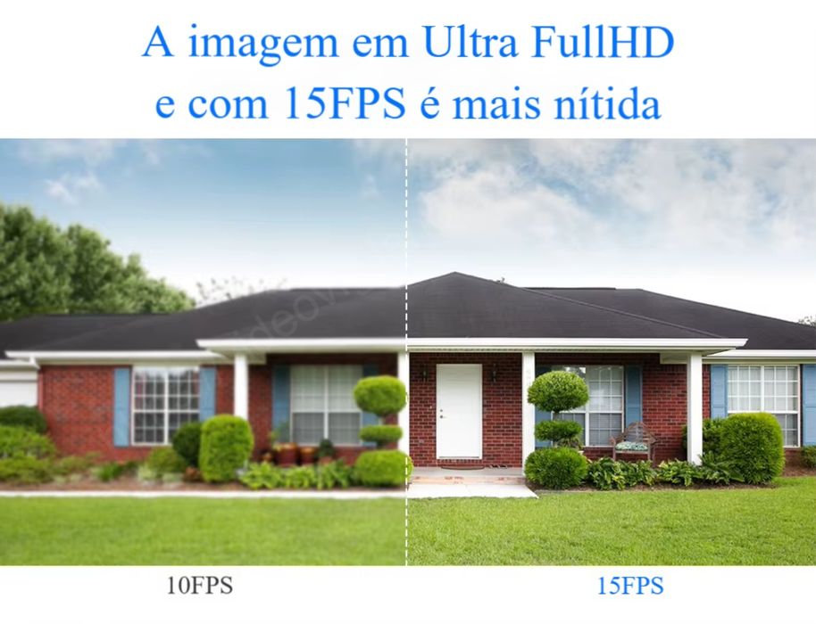 KIT / Sistema Vídeo Vigilância‼️ NVR‼️ 8 Câmaras PoE ‼️ 5 MegaPíxeis