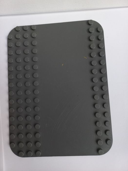 Klocki Dwie płytki szare Lego Duplo