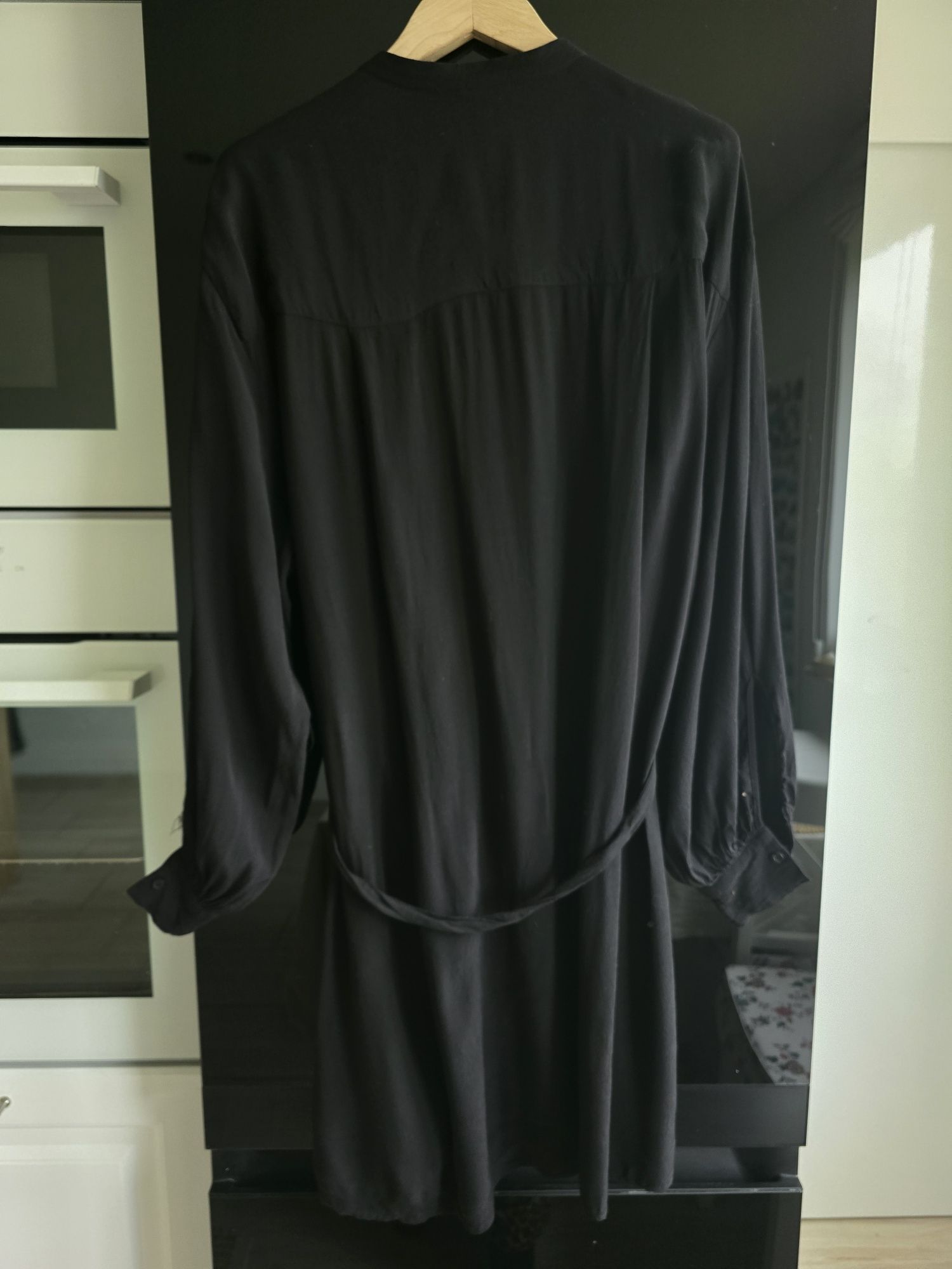 Sukienka szmizjerka H&M r.38 koszula maxi