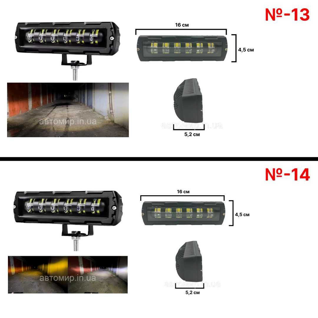 Дополнительные фары на авто, LED/ЛЕД фары, противотуманки с СТГ