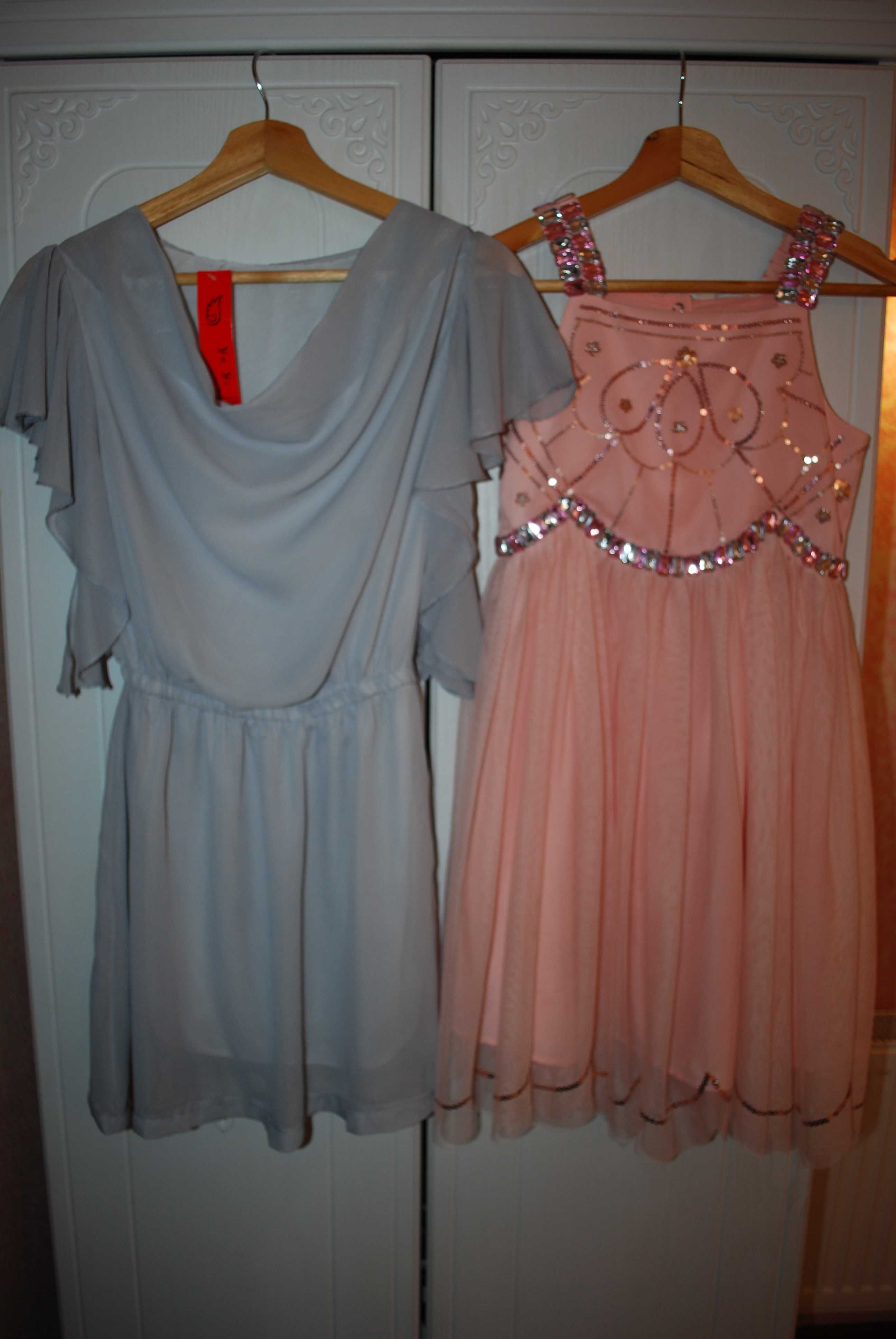 2 платья для принцессы,Н&M,на рост 142см.