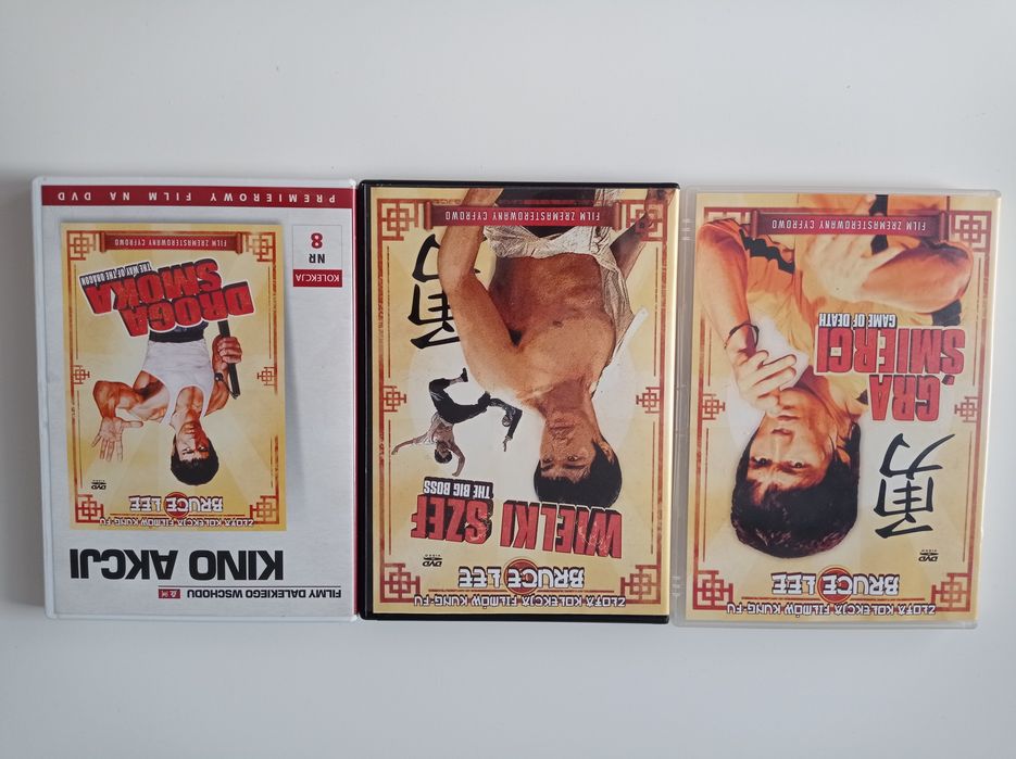 Gra Śmierci , Wielki Szef, Droga Smoka z Bruce Lee na DVD.