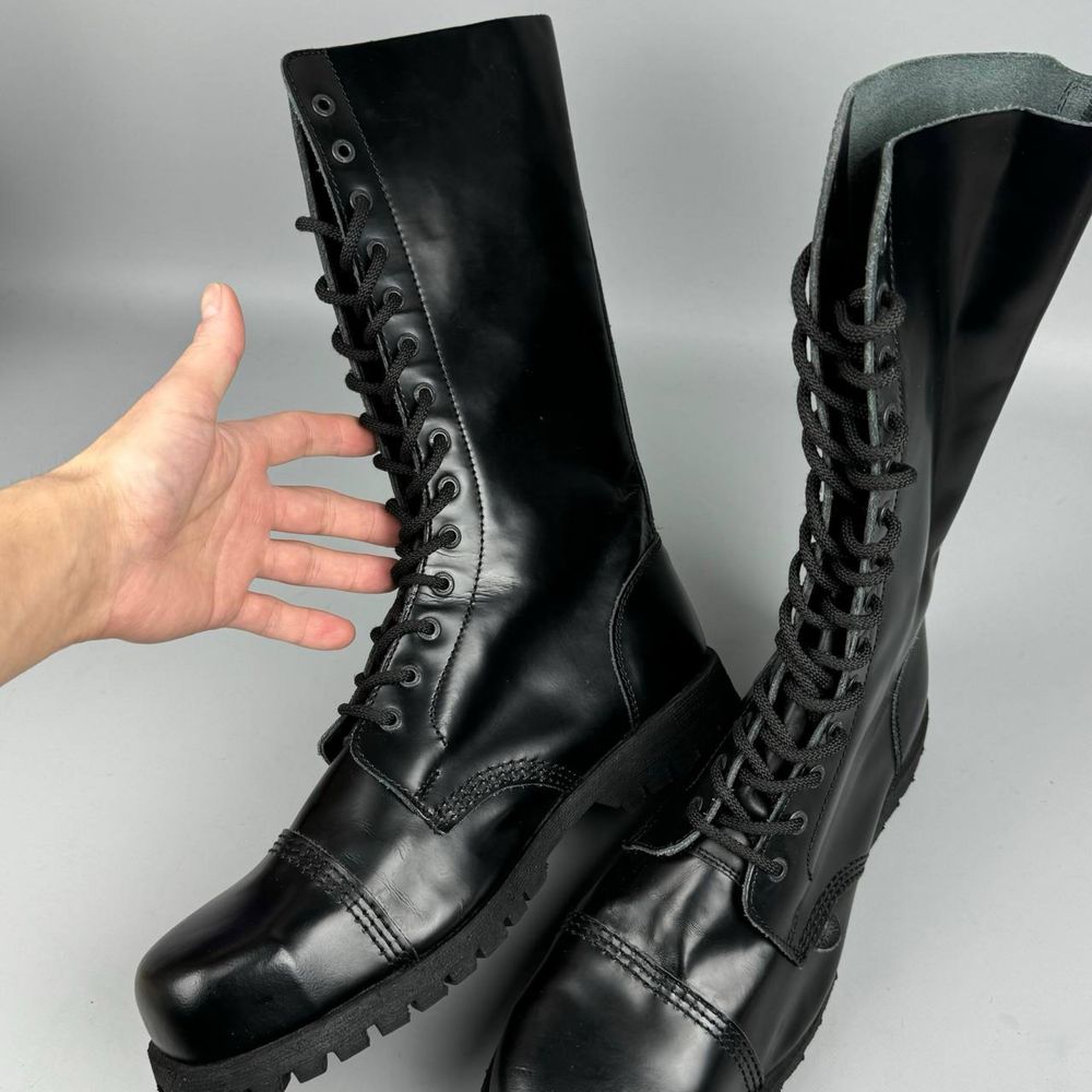 Ботинки Vintage Underground берцы военные сапоги черевики шкіряні