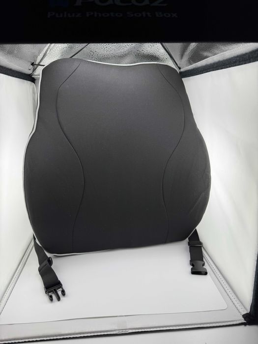 Travel ergonomiczna poduszka lędźwiowa z pianki pamięci czarna wygodna
