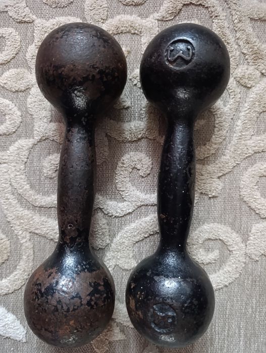 Гантелі литі пара по 1 кг, пара по 3кг