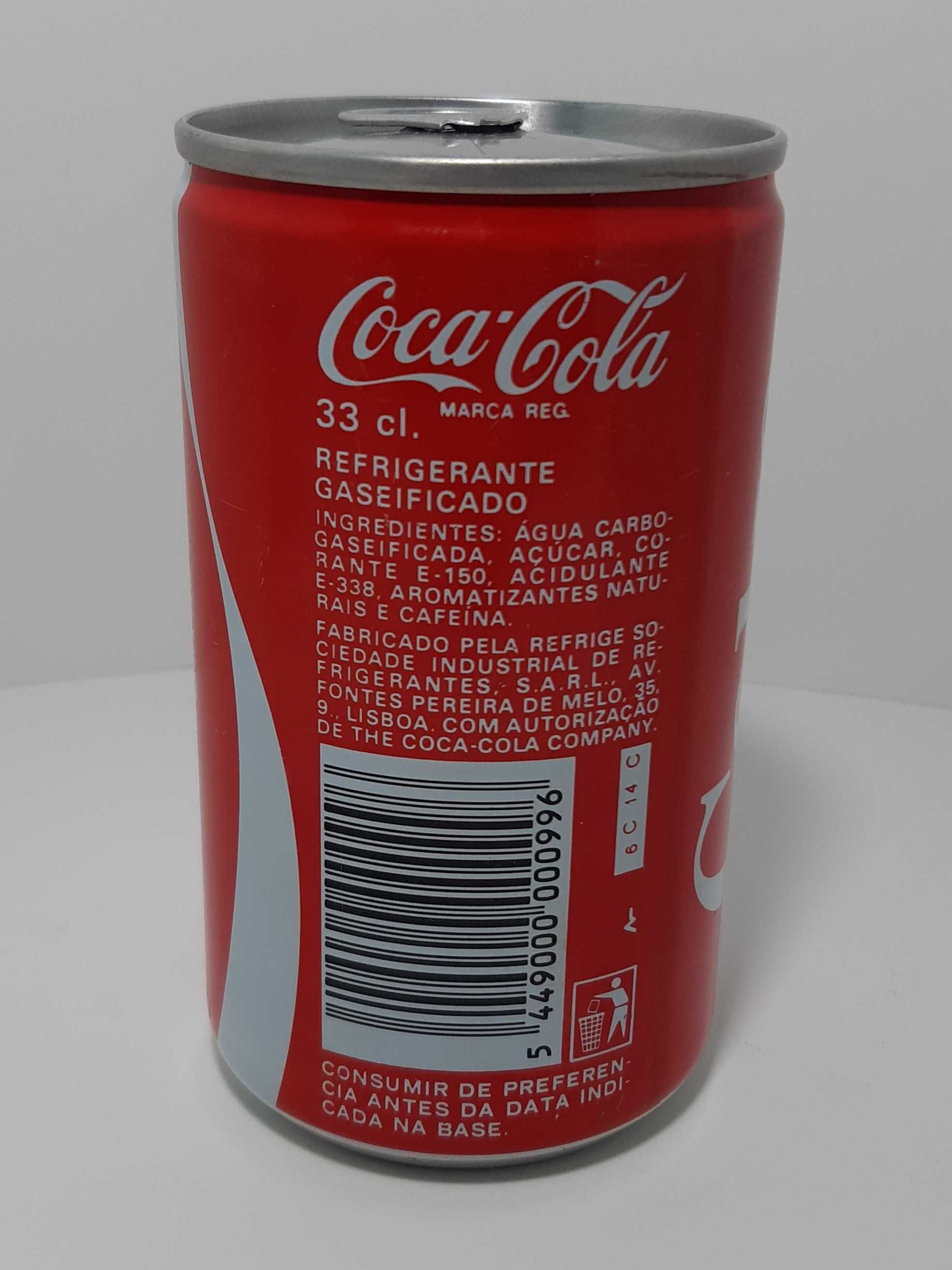 Lata da Coca-Cola do México 86 por abrir (Copa do Mundo FIFA de 1986)