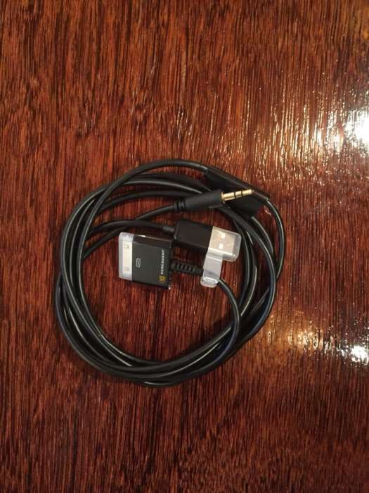 Cabo para ligar IPhone IPod IPad ao Radio do Carro