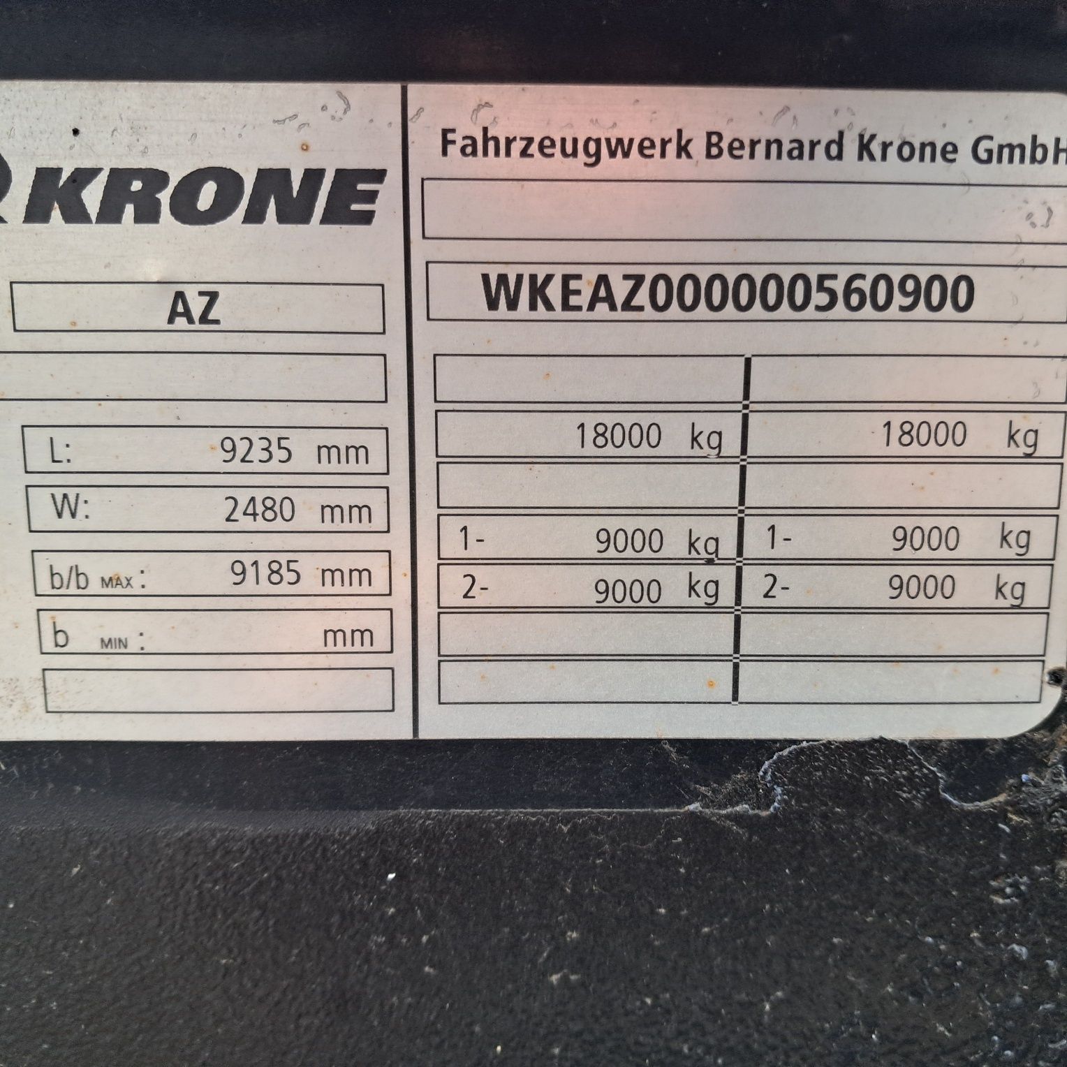 Przyczepa krone jumbo 2013r