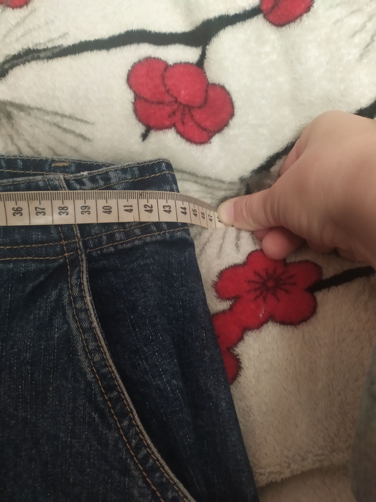 Spódnica dżinsowa jeans XL prosta