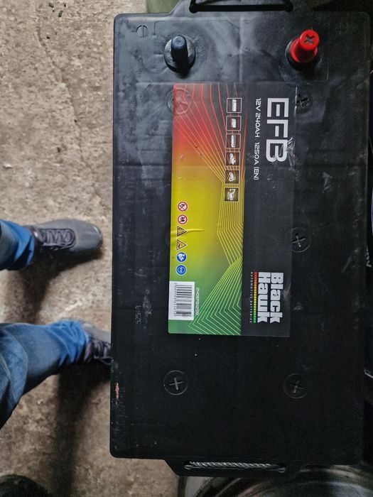 AKUMULATOR 12V 240AH/1250A "EFB" Nowe ciężarówka/TiR