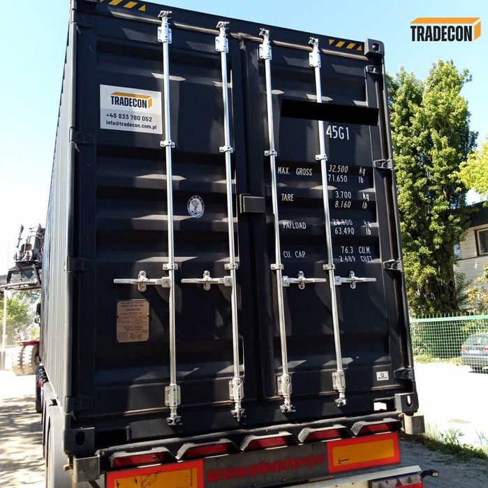 Świeża dostawa kontenerów, nowe jednostki 40'HC