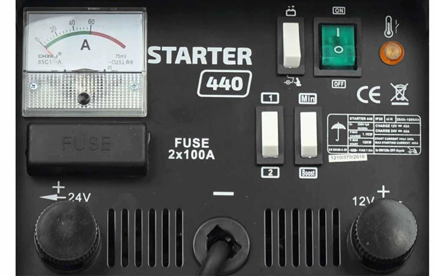 Prostownik Starter 400a  Ideal Professional 440 45a 12 24v  20ah1000ah