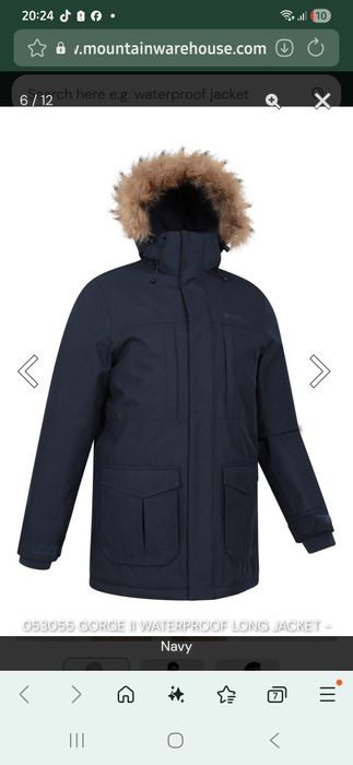 Парка mountain warehouse для підлітка