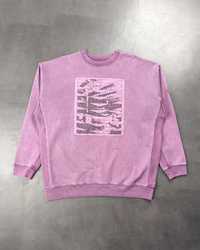 CAV EMPT 20SS Overdye Conform Crew Neck Purple Sweatshirt CAV104