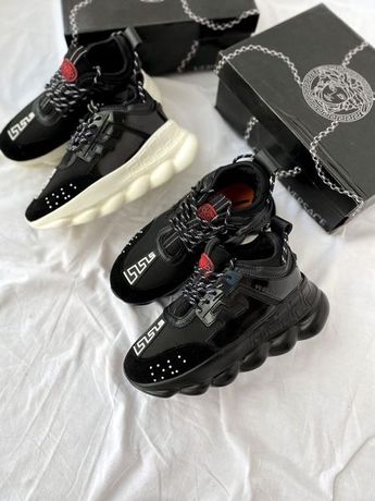 Sneakersy Versace Chain reaction black black/white 36-45
