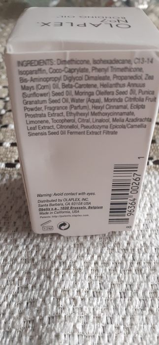 Olejek do włosów olaplex No7 30ml nowy