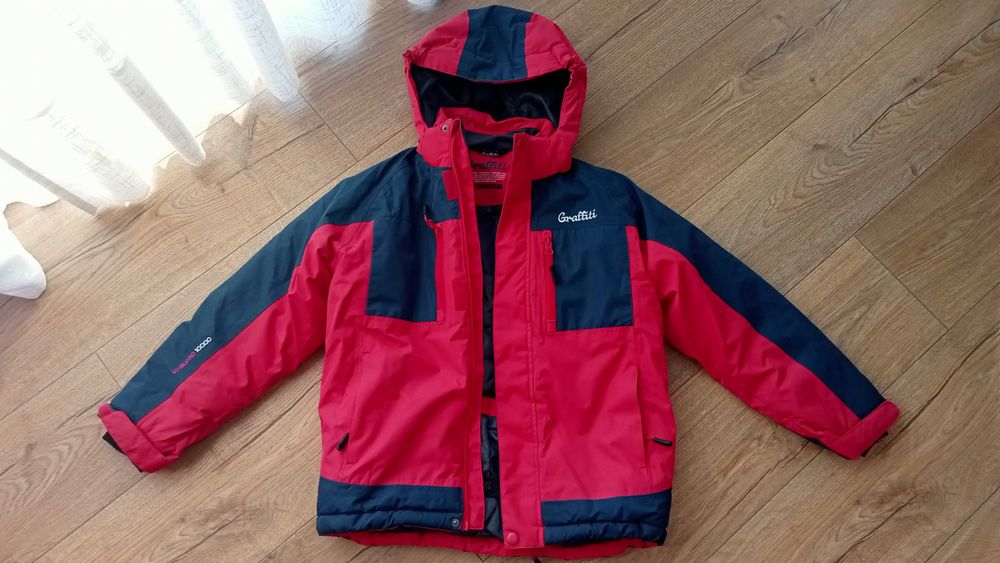 Kurtka Graffiti zimową snowboard snowboardowa ciepła 140 146 zima