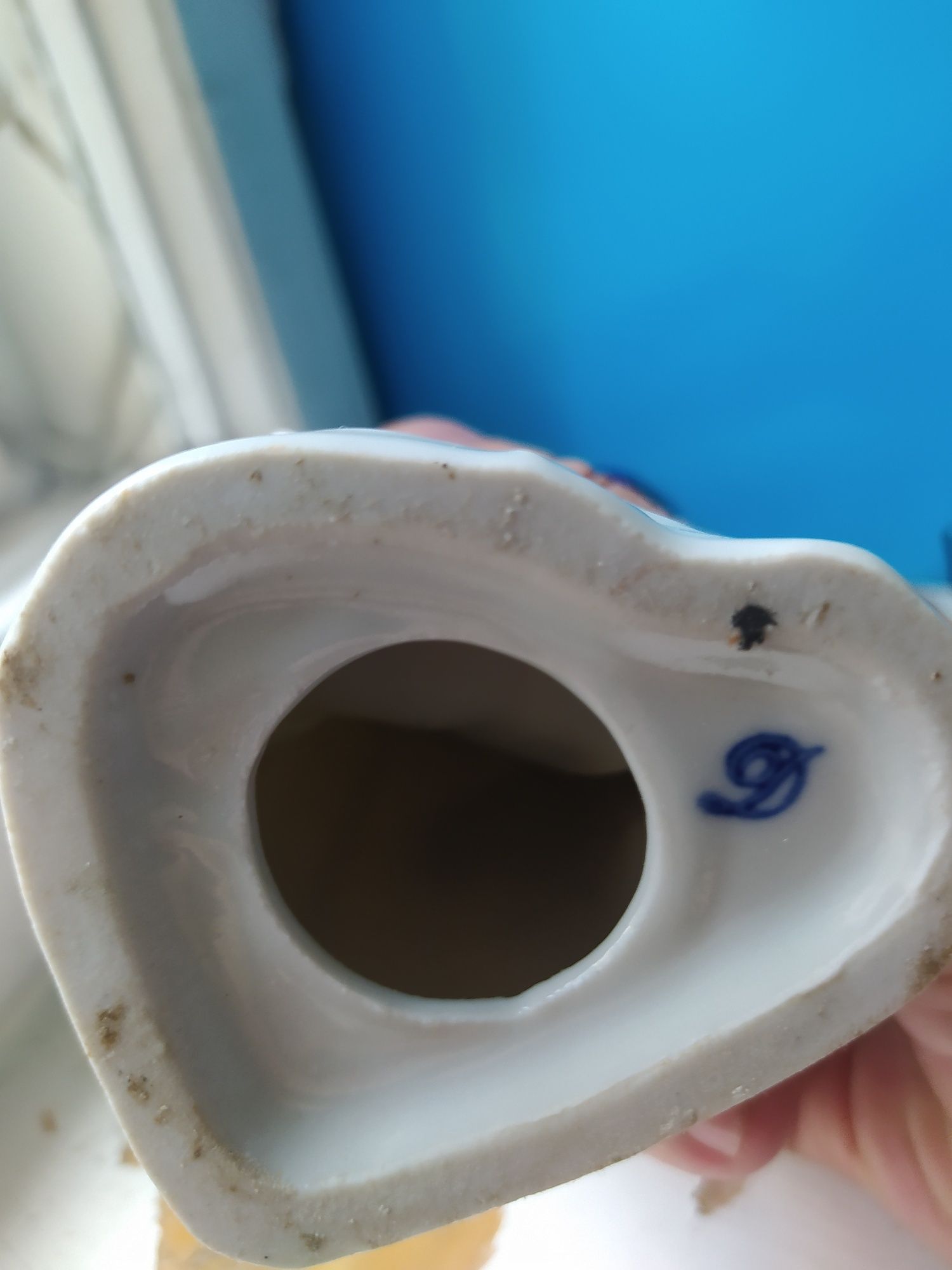 Figurka Chłopiec z Mandoliną Keramos Janina Dikolenko PRL Porcelana