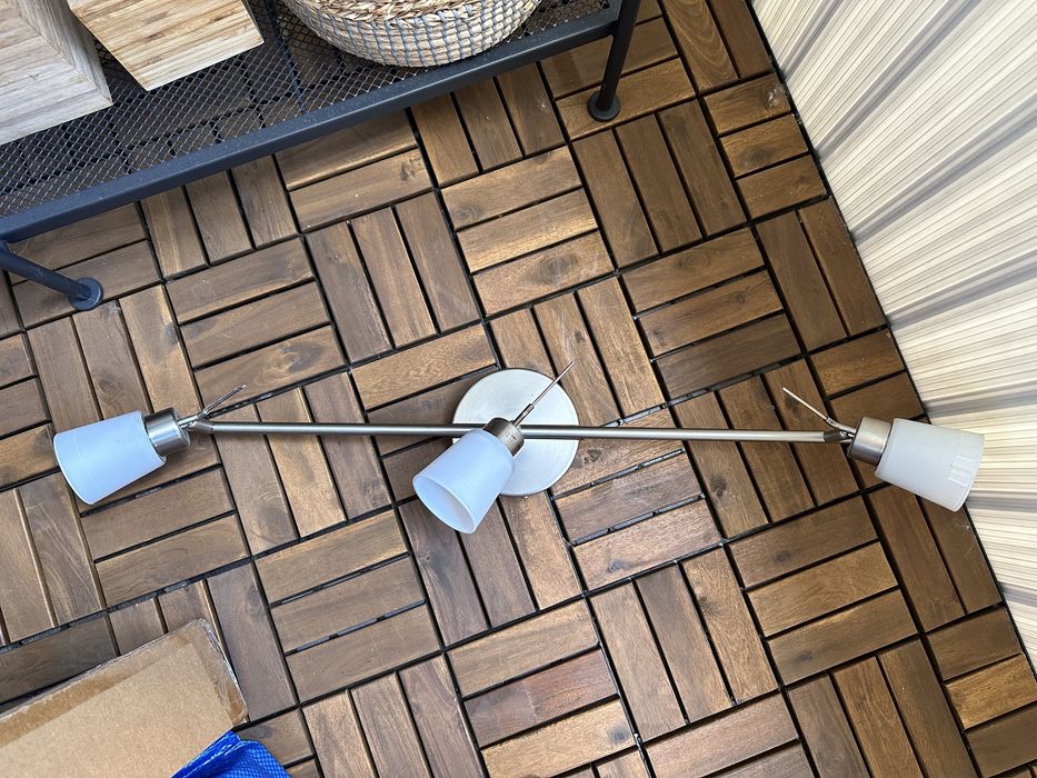 Lampa sufitowa Ikea Basisk 3 reflektory