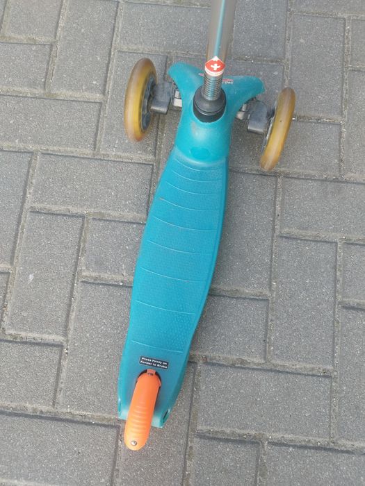 Hulajnoga Micro Mini niebieska zielona balansowa trójkołowa