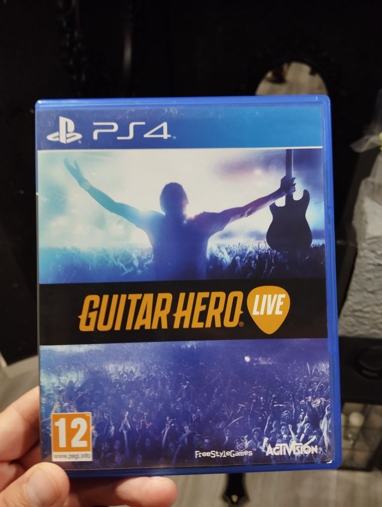 Gitar hero gra PS4 + 2 gitary z adapterami