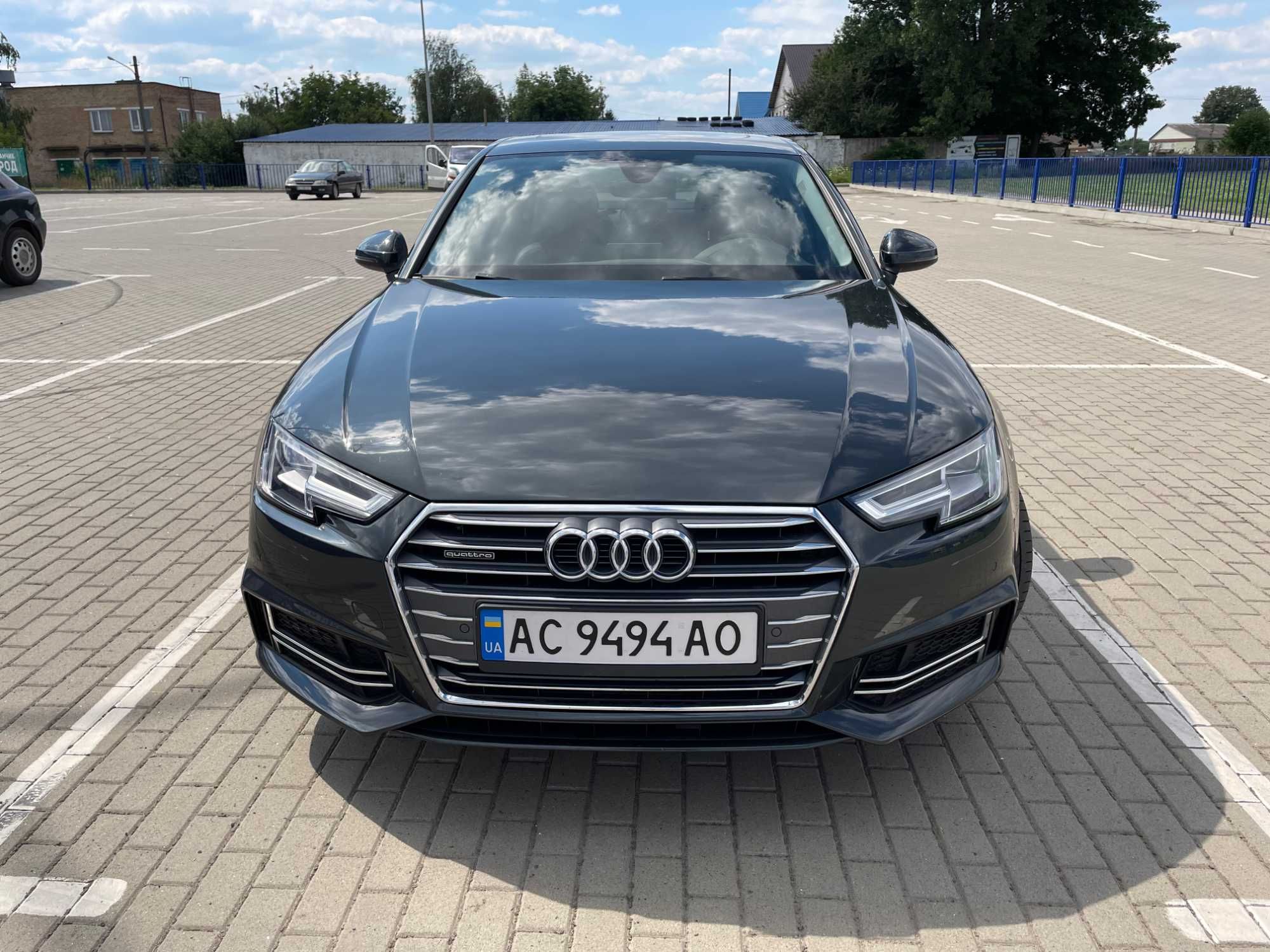 Audi A4 B9 Premium Plus 2.0 tfsi Quattro 252 к/с, S-line