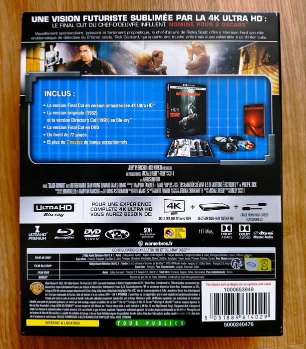 Blade Runner 4K UHD 35th Anniversary 4 Disc Collectors Edition