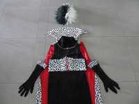 Strój sukienka Cruella Demon 101 Dalmatyńczyków r M dla dorosłych