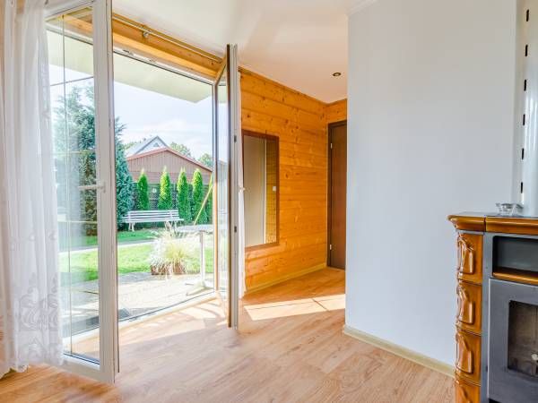 wypoczynek przy kominku i w saunie