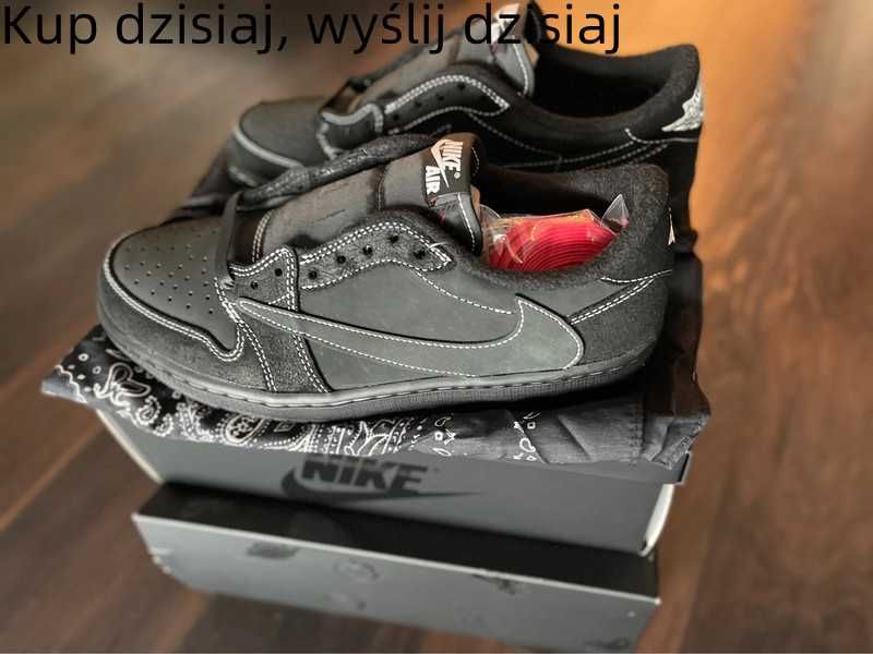 Jordan 1 Retro Low OG SP Travis Scott Black Phantom R.42