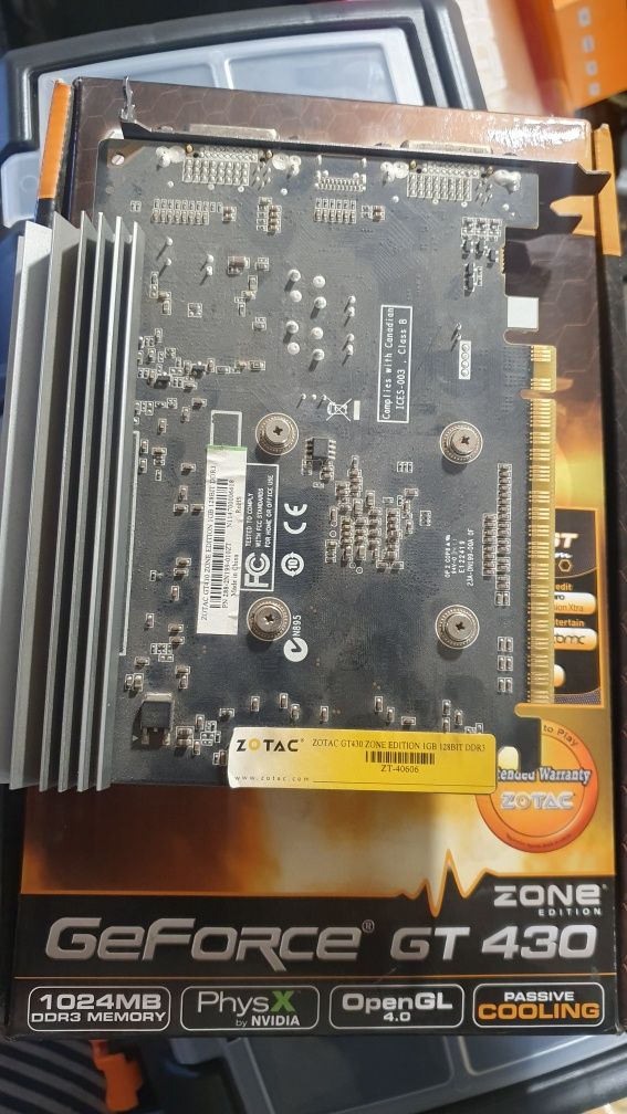 Відеокарта Nvidia GeForce GT 430 1024 MB GDDR3 [128 бит]