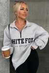 Madmext 42 Xl Szara Bluza Z Nadrukiem H17517
