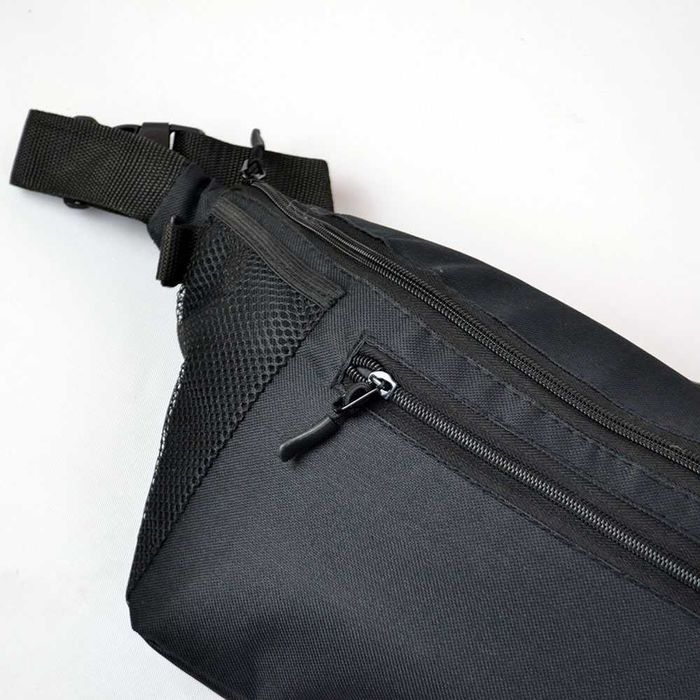 Якісна велика сумка - бананка на 8 кишень чоловіча жіноча поясна сумка