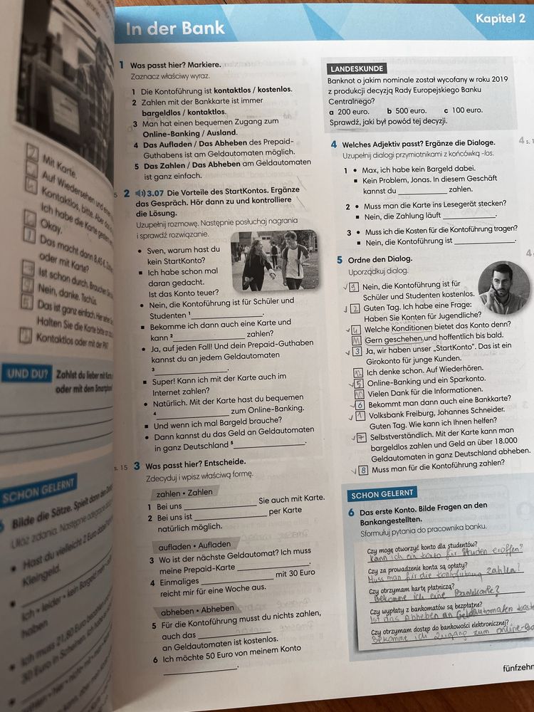 Zestaw podręcznik i zeszyt ćwiczeń Perfekt 3 jezyk niemiecki Pearson