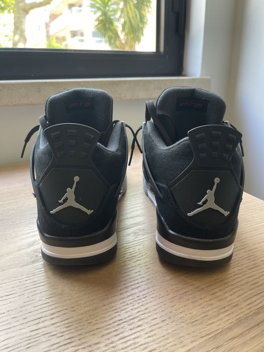 **NOVO** Air Jordan 4 Black Canvas