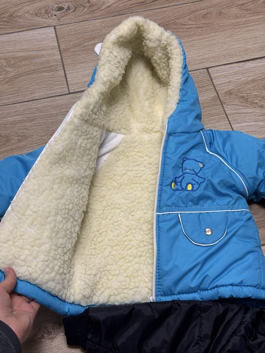 Лот 2 речі комбез фліска , куртка тепла на 3м