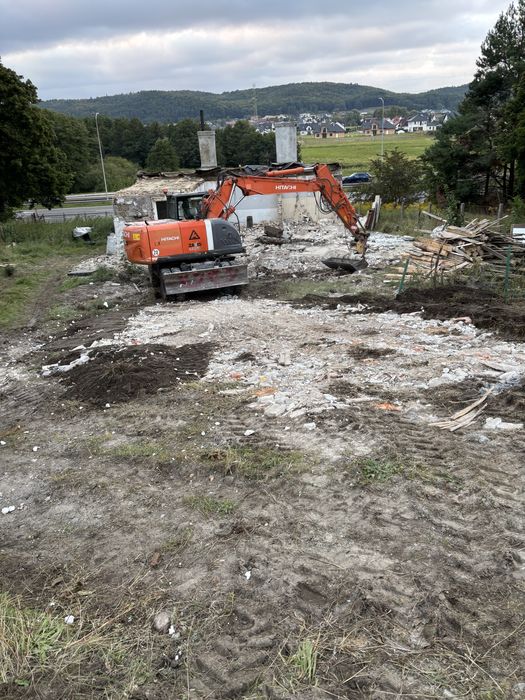 Wyburzenia rozbiórki budynkow szop garazow obiektow wywóz gruzu ziemi
