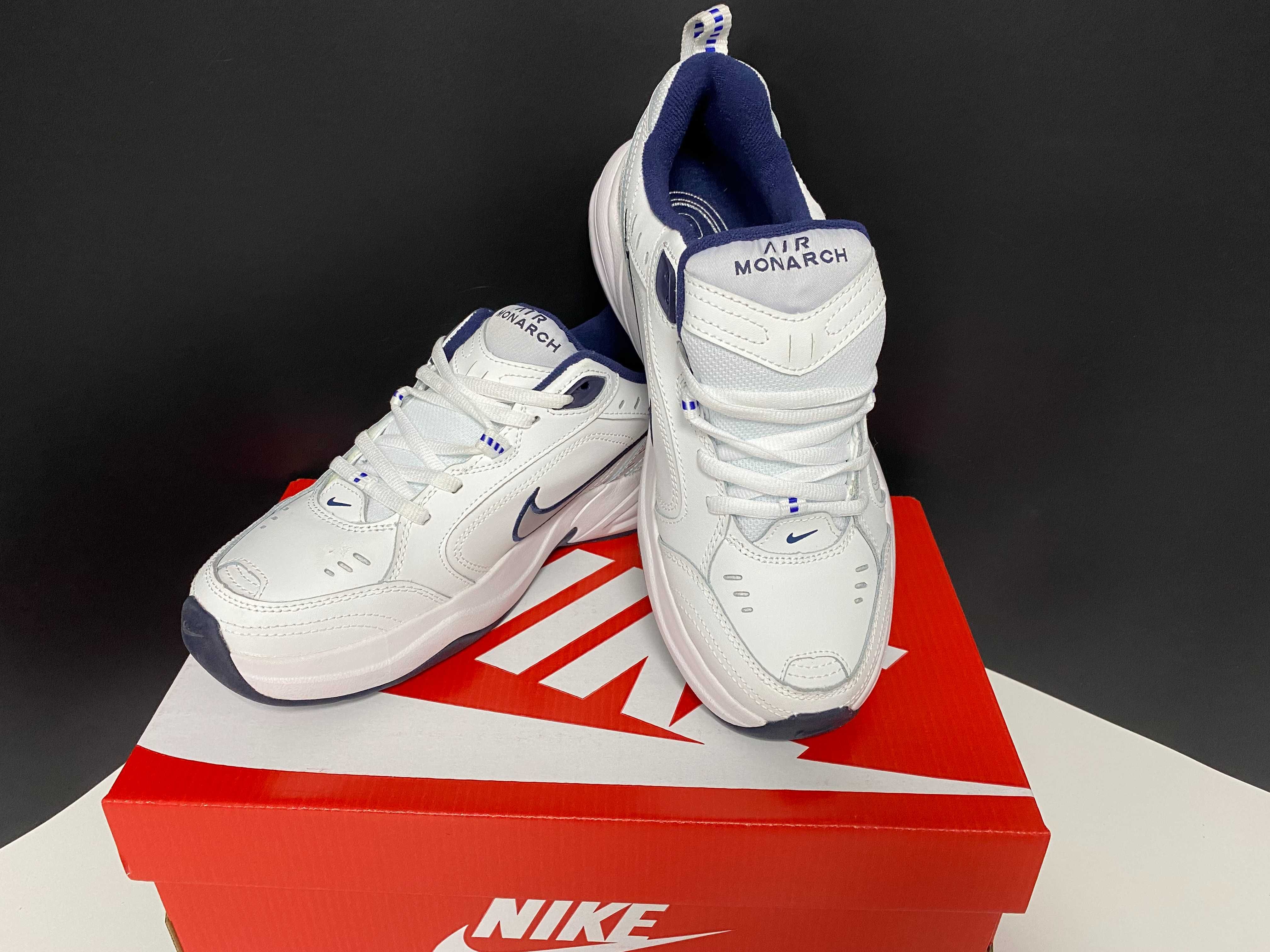 Кросівки Nike Air Monarch white/blue (41-46) код 39