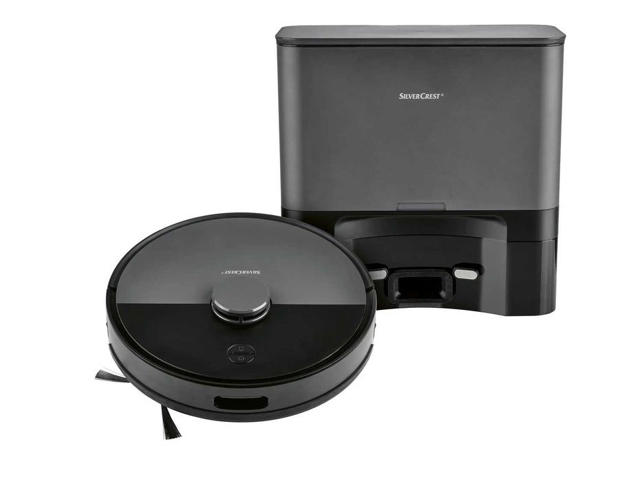 Robot sprzątający ze stacją opróżniającą Nowy