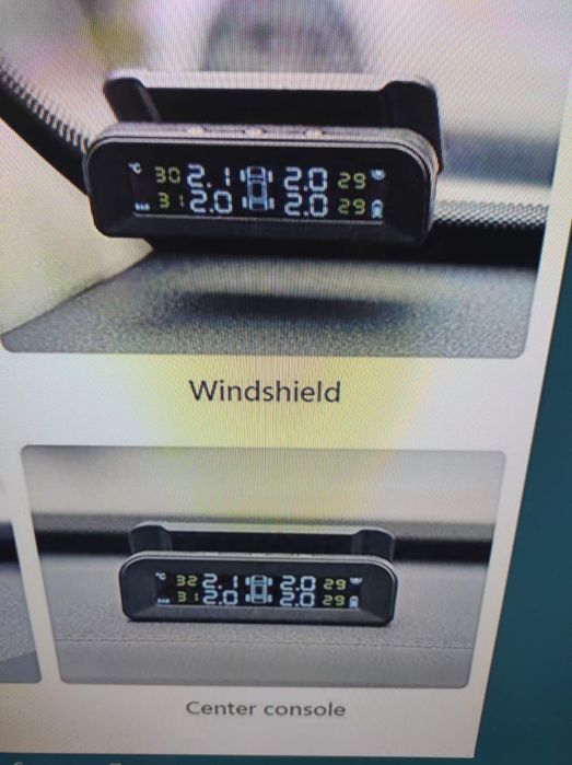 Система контроля давления в шинах TPMS с внешними датчиками