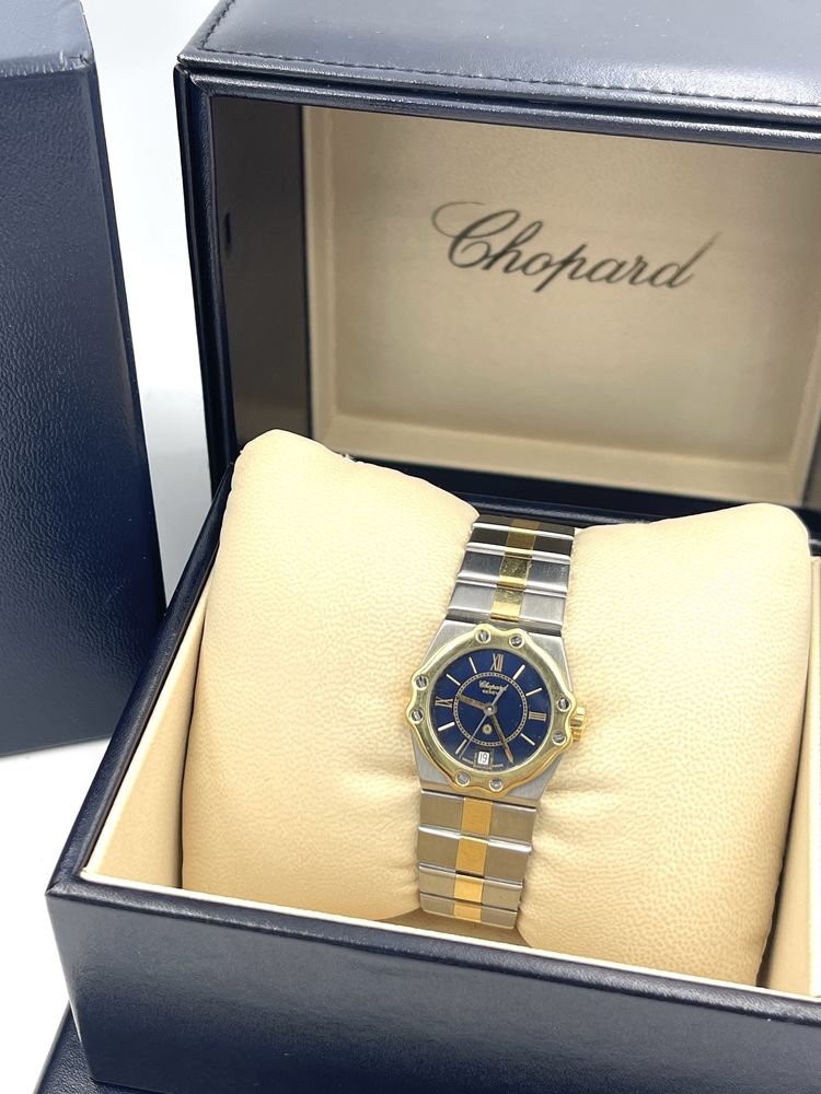 Zegarek Chopard St. Moritz Bicolor Stal i złoto 750 damski cudowny