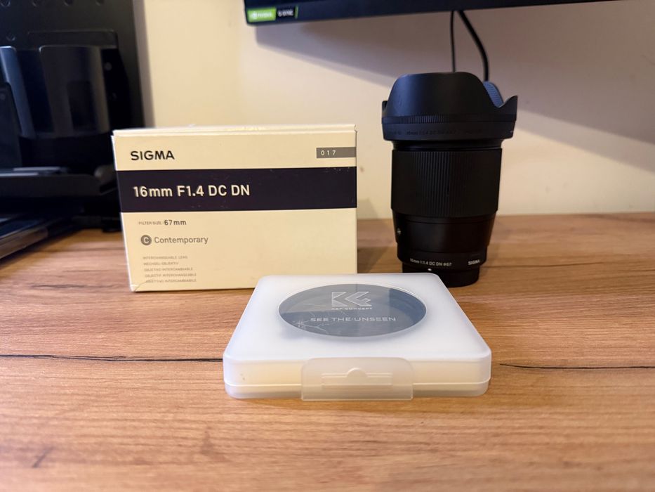 Obiektyw SIGMA 16 mm f1.4 micro 4/3 + filtr ND gratis