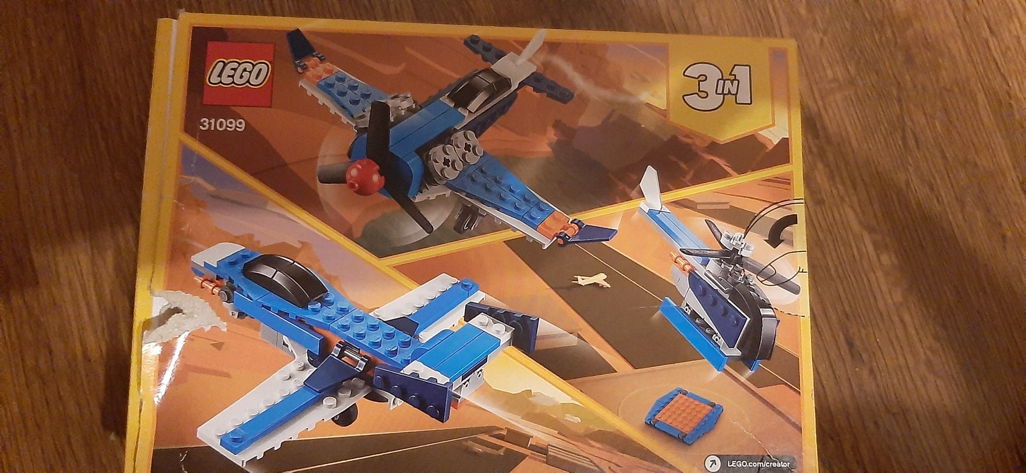 Lego 3в1 Літак Вертоліт оригінал