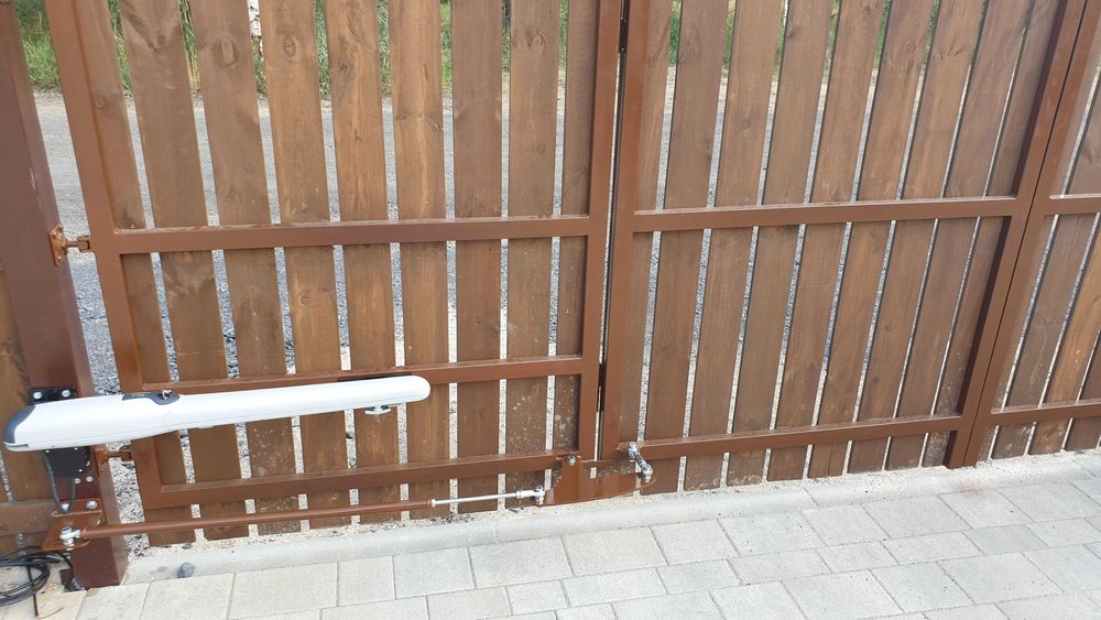 Mechanizm bramy łamanej, brama harmonijkowa