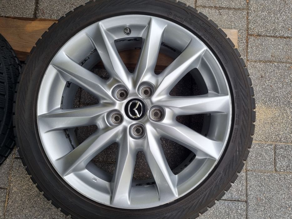 Felgi 18X7J ET50 Mazda 3 + opony zimowe 215/45r18