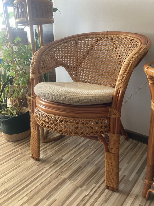 Piekny rattanowy ogrodowy zestaw Calamus Rotan