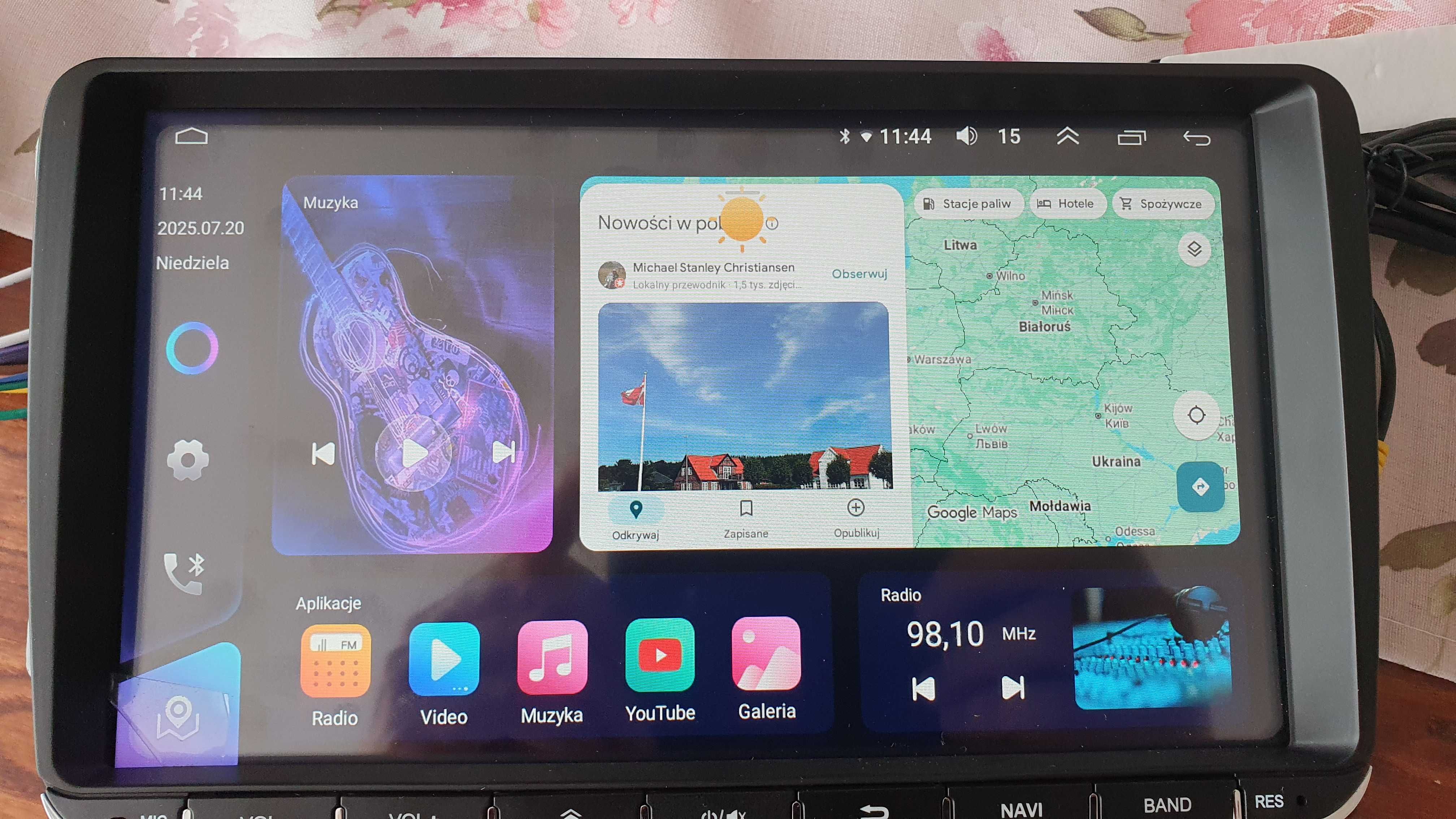 Radio Android Wifi Gps Bluetooth Skoda Seat VW Nowe 8GB RAM DSP Androi