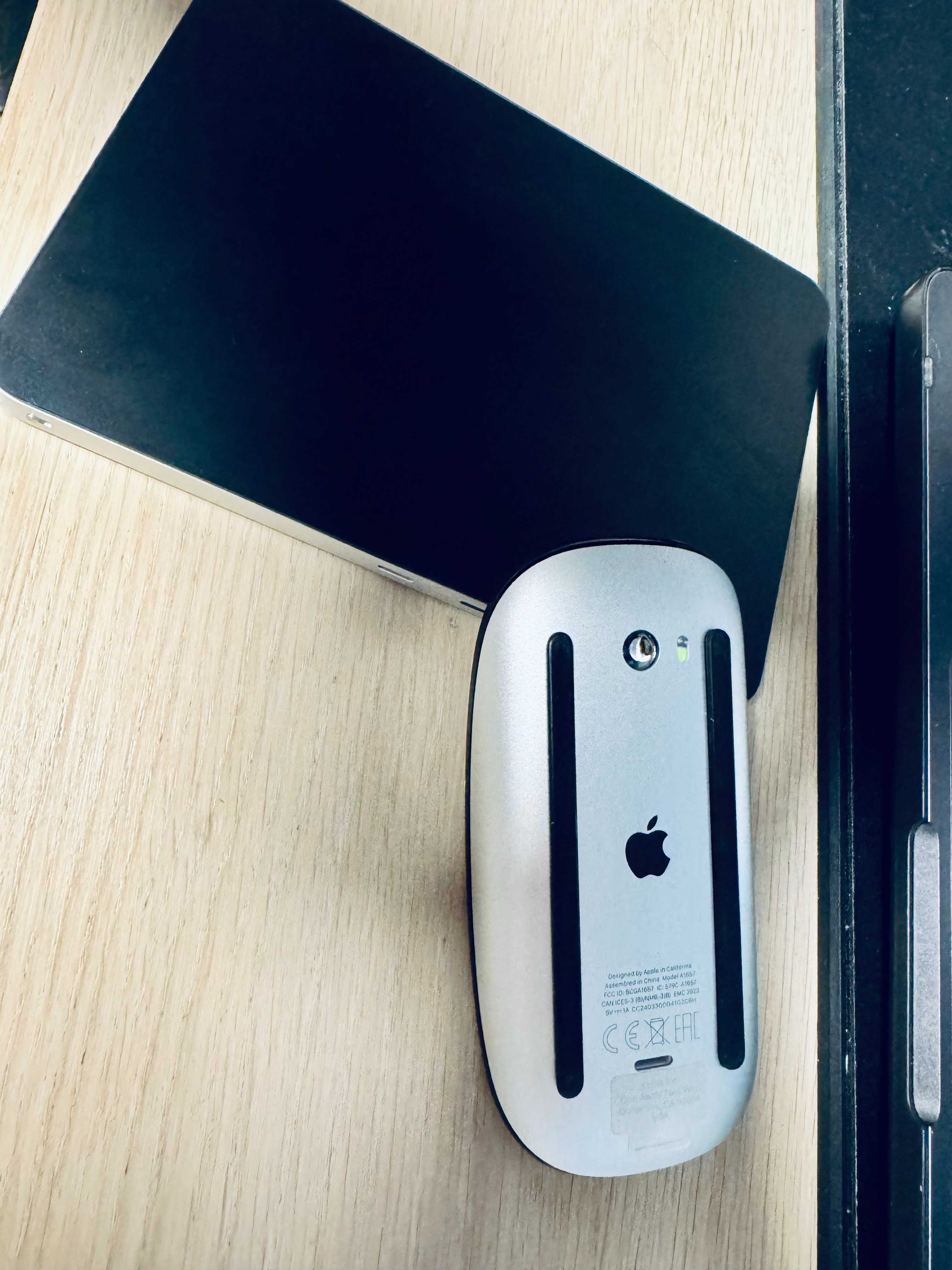 Apple Magic Mouse + Trackpad Black: nieużywany - sprzęt jak nowy